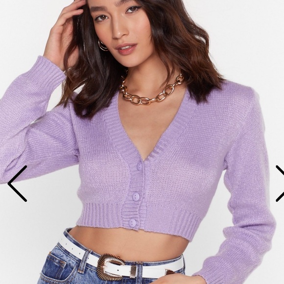 cropped cardigan nasty gal